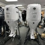 2024 Yamaha F300XCB2 & LF300XCB2 White 25″ Shaft Pair — 300 HP Twin Outboards