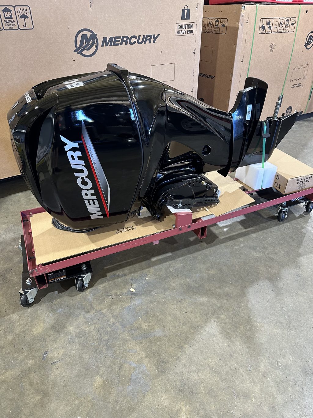 IMG_3123-e1698515060456-1024x1365-1-1.jpg Mercury 60 HP 20″ Shaft (Model: 60ELPT) Outboard Motor - Image 1