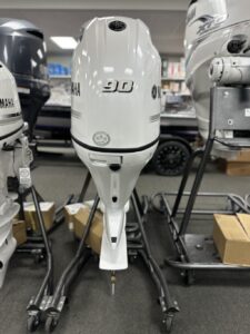 2025 Yamaha F90LB2 Pearl White Special Edition 20″ Shaft Outboard Motor - Image 10