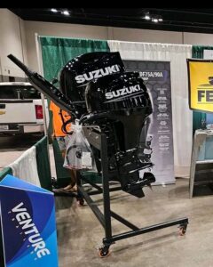 New Suzuki 60HP Four-Stroke Outboard with Big Tiller Arm - Image 3
