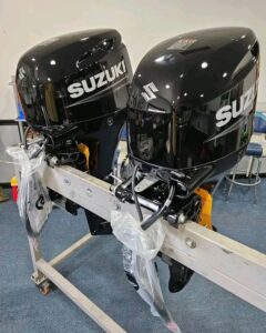 New Suzuki 60HP Four-Stroke Outboard with Big Tiller Arm - Image 4